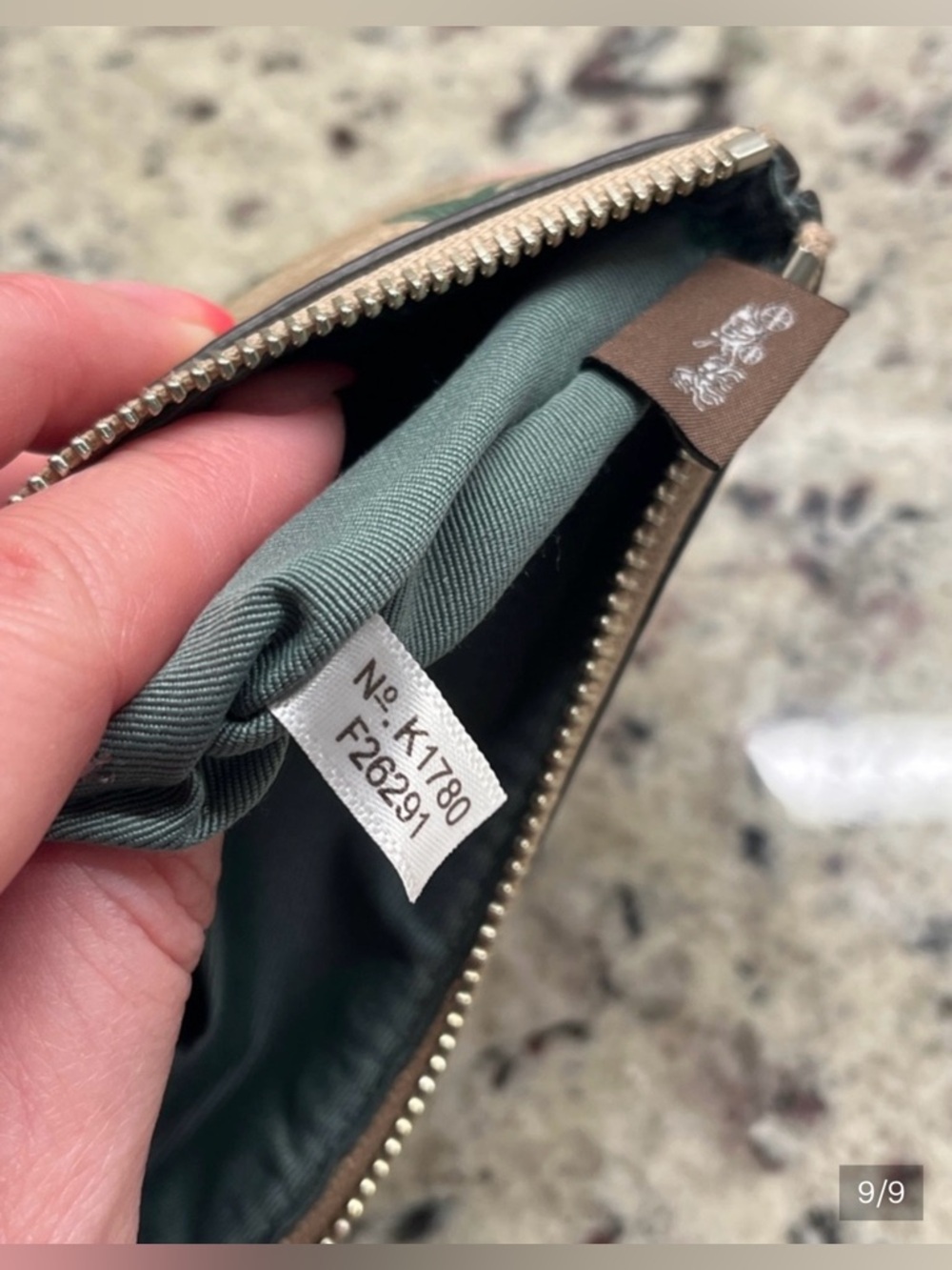 Coach Cameo Rose Print Wristlet NWOT - Picture 8 of 8